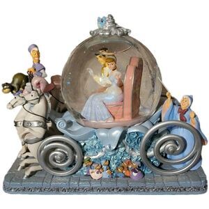 Disney's Cinderella 50th Anniversary "So This Is Love" Musical Snow Globe